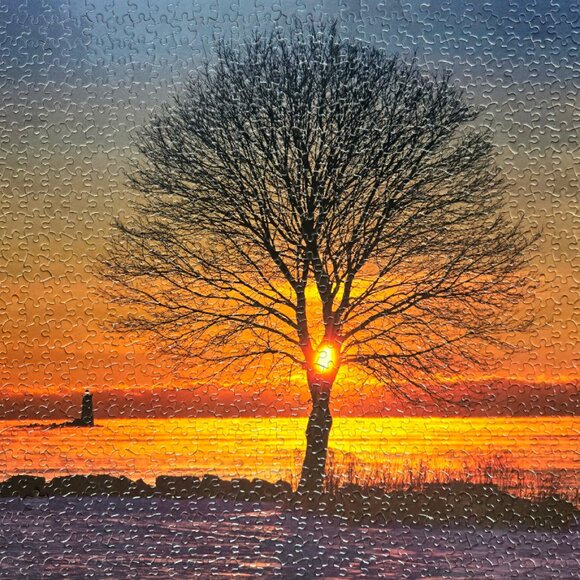 Sunset, 1000 piece puzzle, Karmin International - Picture 1 of 4